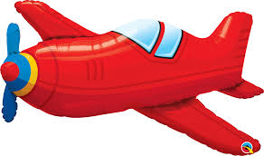 Plane Foil 36 inch Supershape Qualatex
