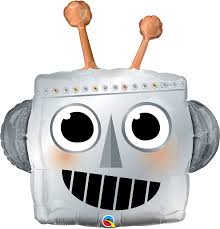 Robot head 35 inch Qualatex
