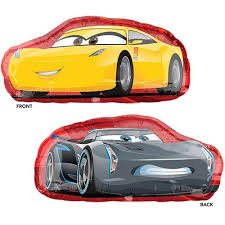 Cars Cruz Jackson Supershape 35 inch double-sided Anagram