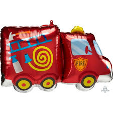 Fire truck Supershape 30 inch Anagram