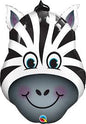 Zan Zebra head 32 inch Qualatex