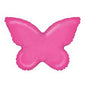 Supershape Butterfly foil - Holographic Bright Pink  30 inch - Betallic