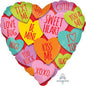 Heart with messages 18 inch Anagram