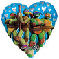 Ninja Turtles Heart  TMNT 17 inch Anagram