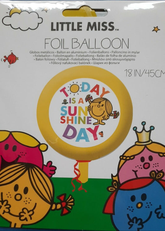 Gemma Little Miss Foil 18 inch Balloon - Sunshine Day