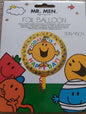 Gemma Mr Men Foil 18 inch Balloon - Happy Day